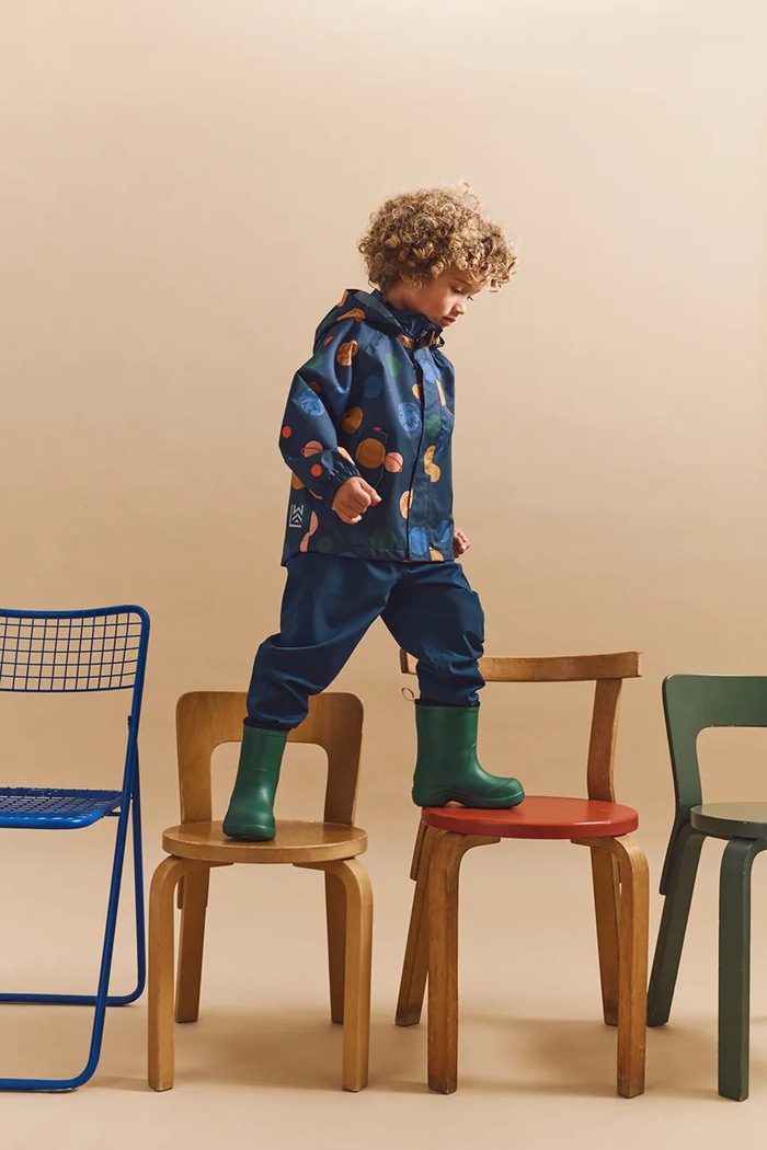 Παιδικό μπουφάν και παντελόνι Liewood Pedia Rainwear Set LW19909.9BYA