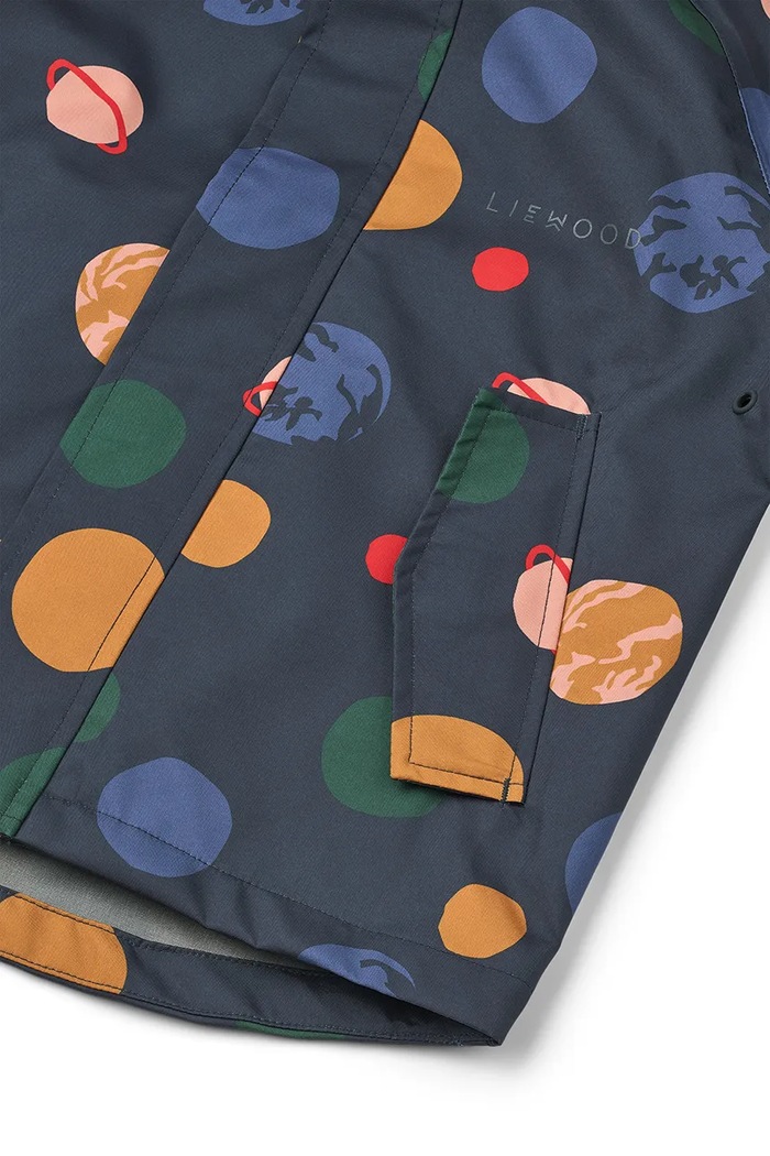 Παιδικό μπουφάν και παντελόνι Liewood Pedia Rainwear Set LW19909.9BYA