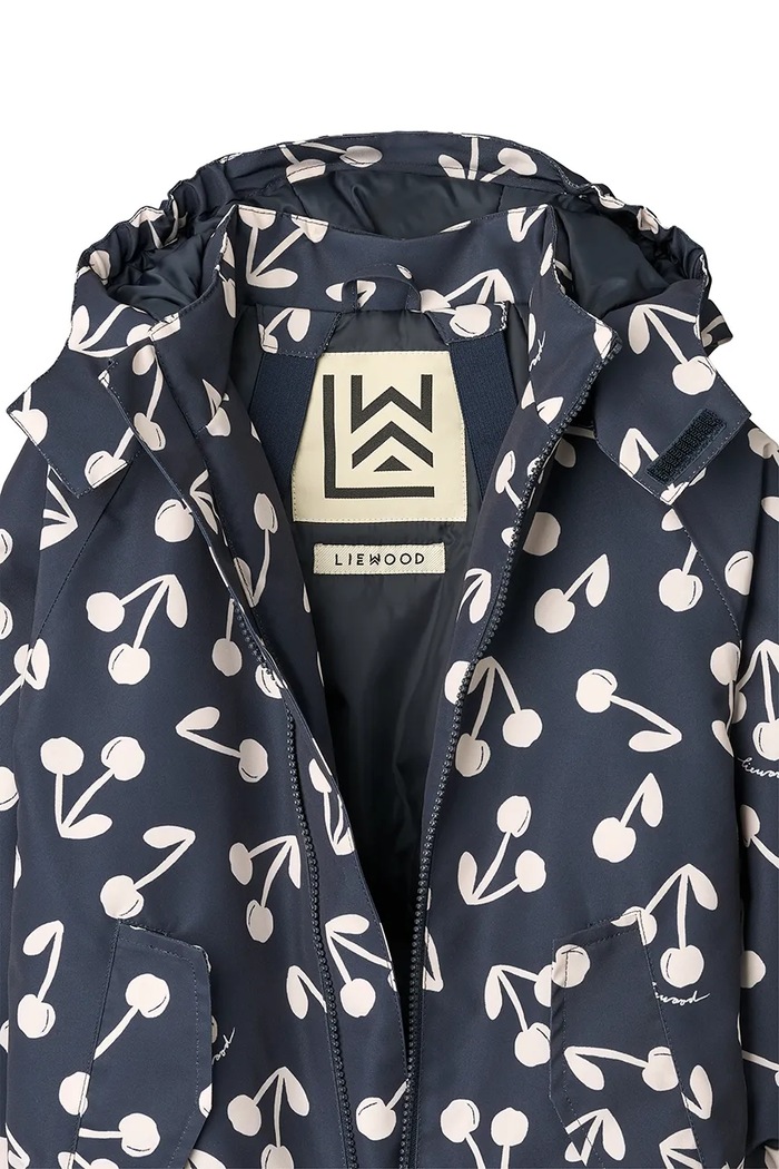 Chłopiec Liewood kombinezon dziecięcy Maddy Snowsuit LW20051.9BYA granatowy