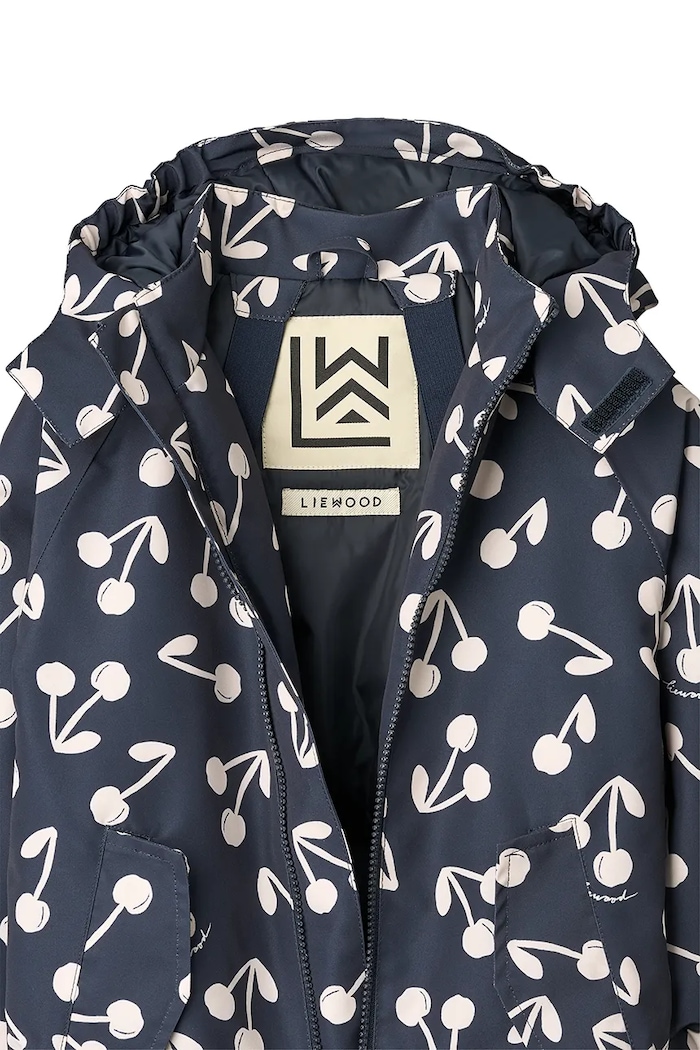 Chłopiec Liewood kombinezon dziecięcy Maddy Snowsuit LW20051.9BYA granatowy
