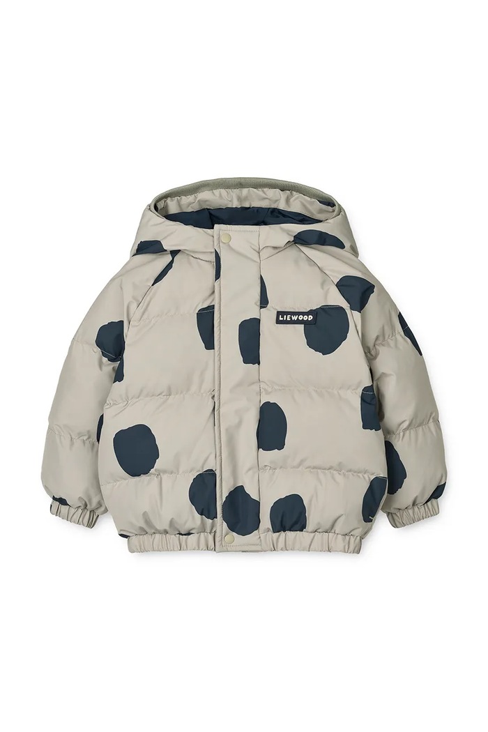Bunda Liewood Adelina Jacket With Ears zateplené sivá LW20055.9BYA