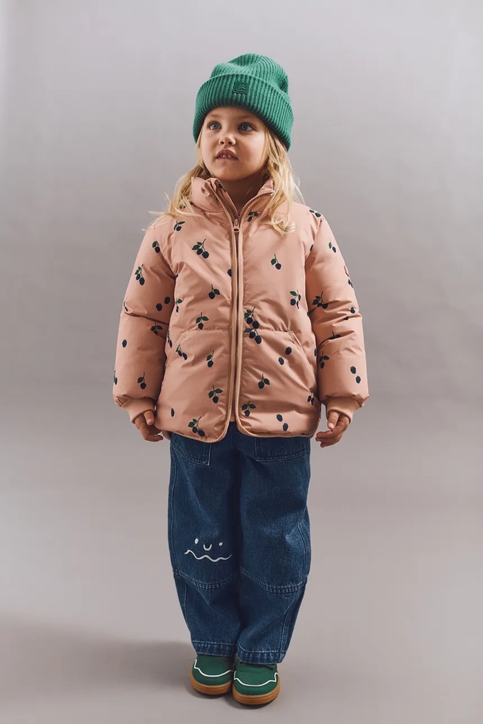 Liewood kurtka dziecięca Brantley Jacket bez kaptura pomarańczowy LW20056.9BYA