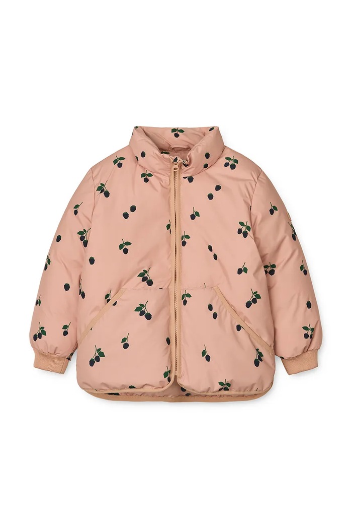 Liewood kurtka dziecięca Brantley Jacket LW20056.9BYA pomarańczowy AW25