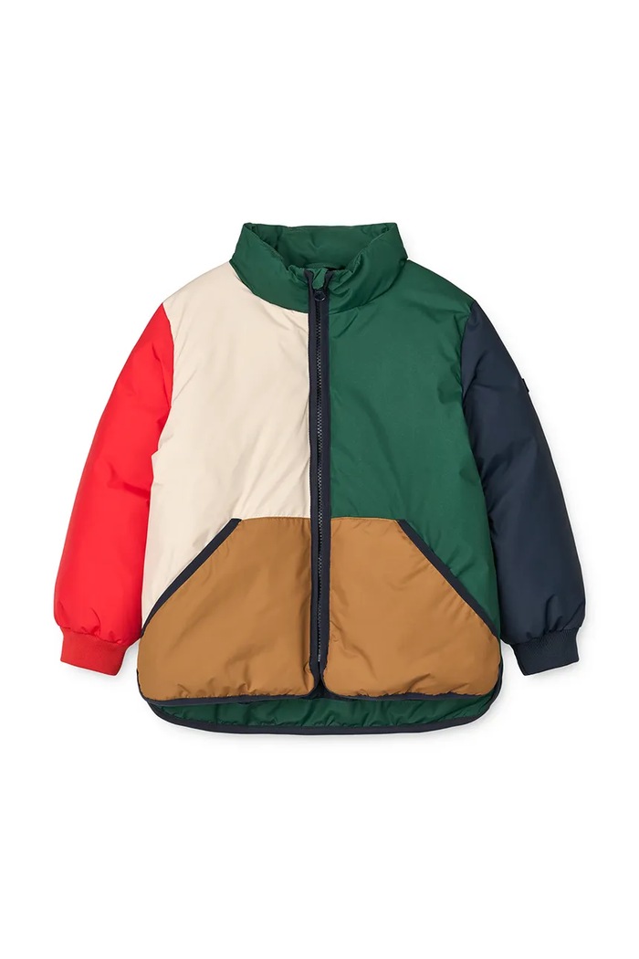 Detská bunda Liewood Brantley Jacket LW20056.9BYA viacfarebná AW25