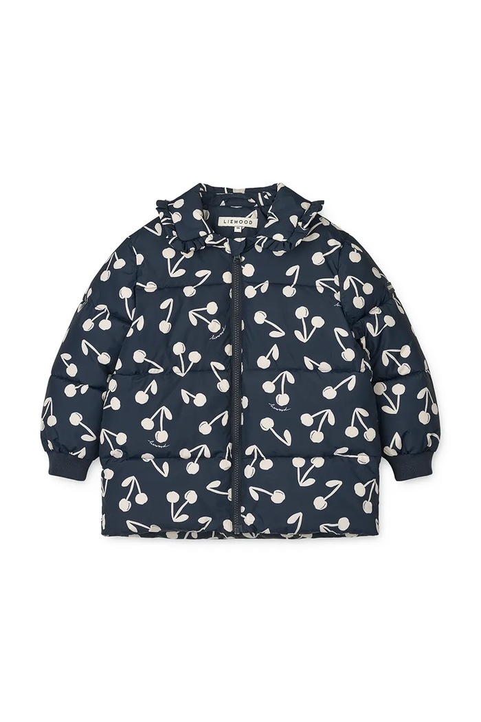 Liewood kurtka dziecięca Anemone Long Jacket LW20194.9BYA granatowy AW25