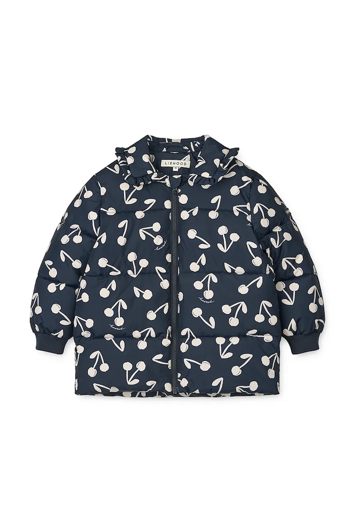Liewood kurtka dziecięca Anemone Long Jacket LW20194.9BYA granatowy AW25
