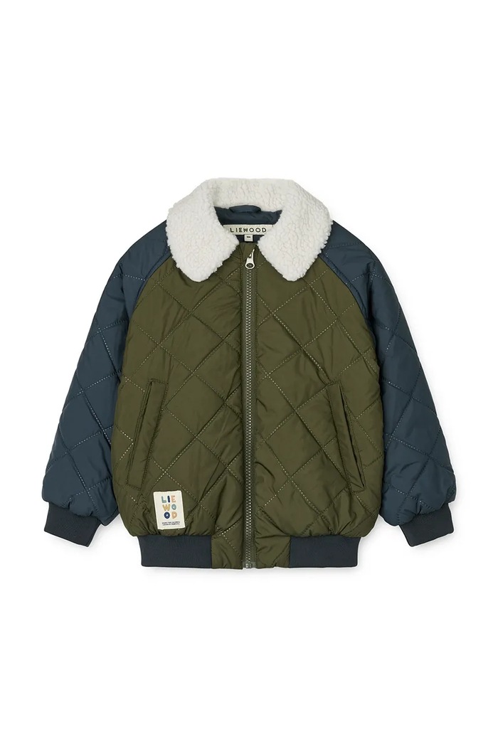 Detská bunda Liewood Mira Jacket jemné zateplenie zelená LW20196.9BYA