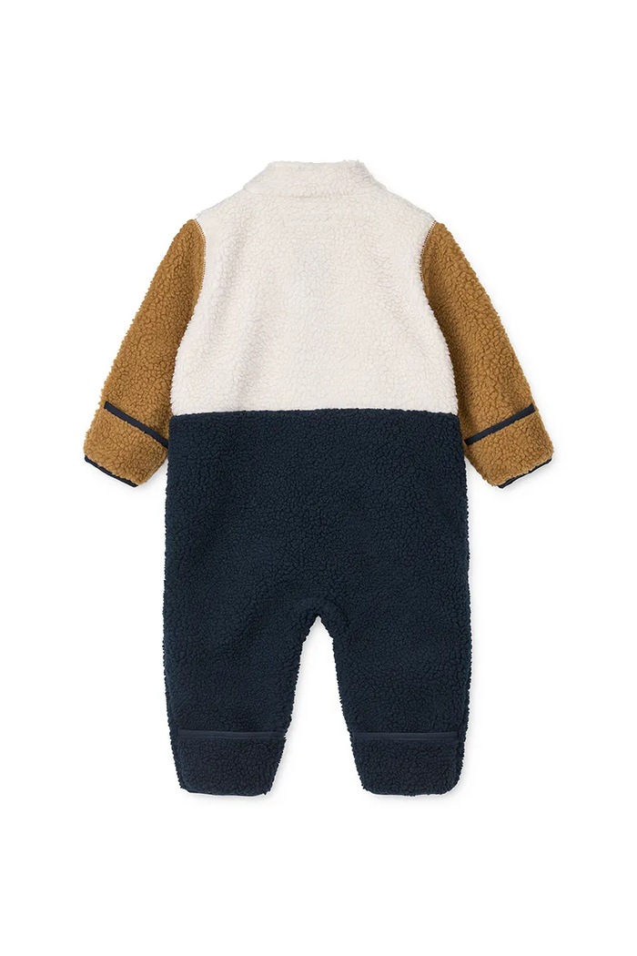 Chlapec Detský overal Liewood Nolano Pile Jumpsuit LW20263.9BYA tmavomodrá