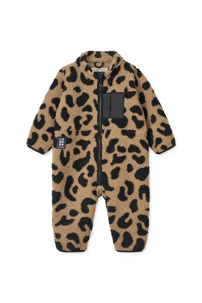 Detský overal Liewood Nolano Pile Jumpsuit prechodné béžová LW20263.9BYA