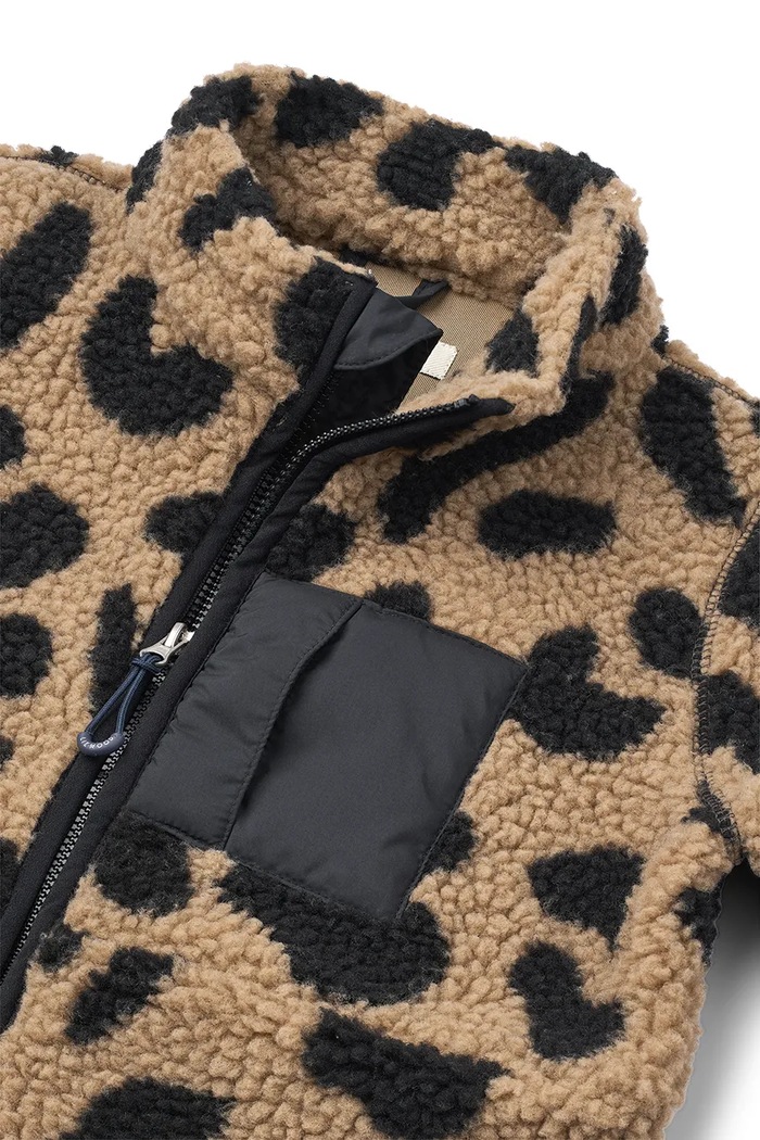 Chlapec Detský overal Liewood Nolano Pile Jumpsuit LW20263.9BYA béžová