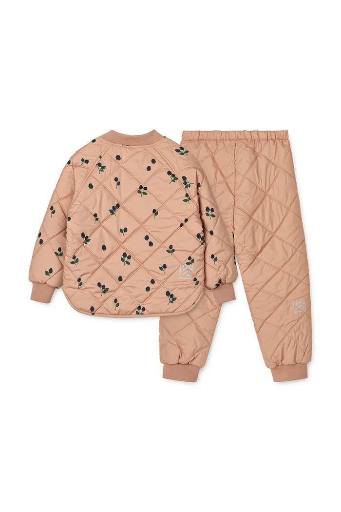Liewood Detská bunda a nohavice Liewood Zella Thermo Set LW20272.9BYA oranžová AW25