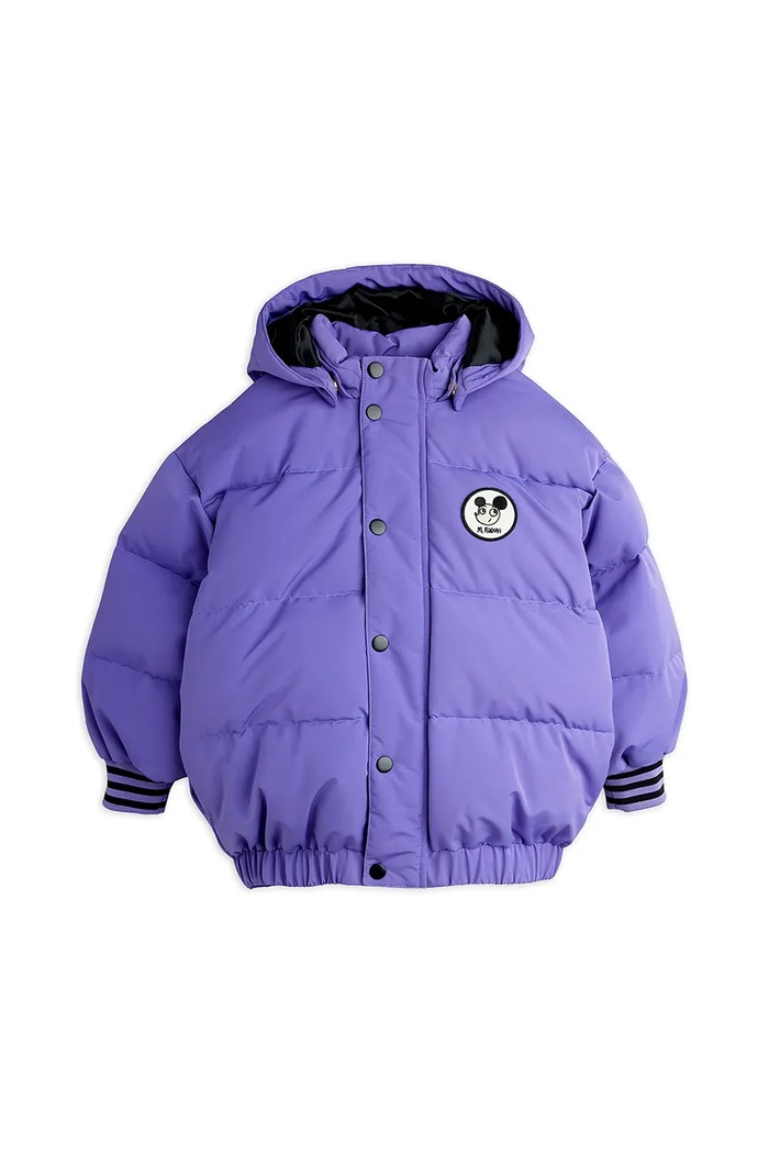Detská bunda Mini Rodini Ritzratz oversize fialová 25710104
