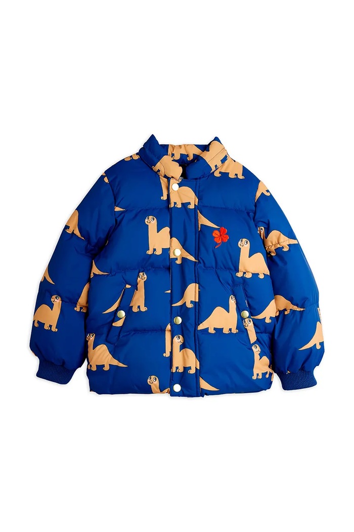 Dětská bunda Mini Rodini Dinos modrá 25710109