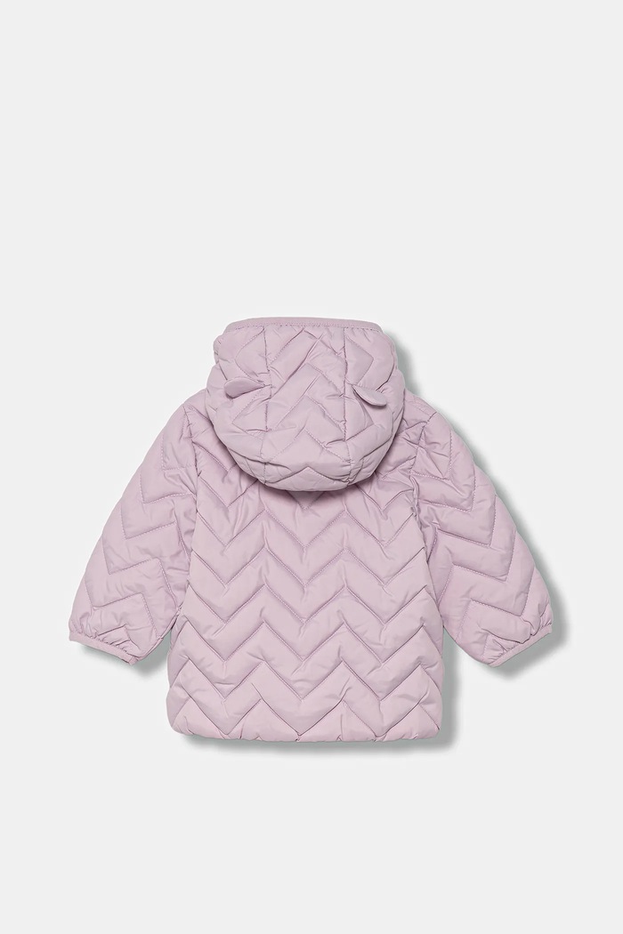 Μπουφάν μωρού United Colors of Benetton 2WU0AN00W.W.Season.9BYA μωβ AW25