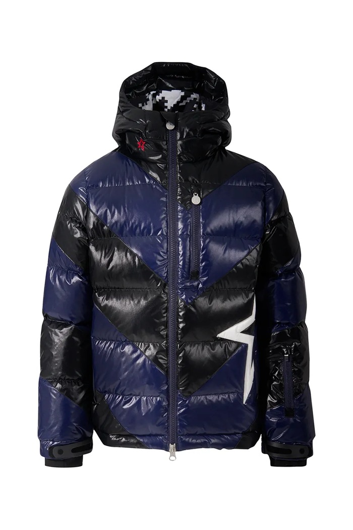 Perfect Moment geacă de schi cu puf pentru copii super mojo jacket K6000013 bleumarin AW25