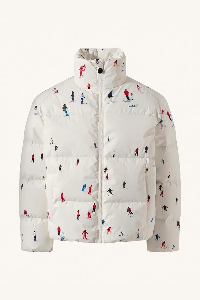 Perfect Moment geacă de schi pentru copii Nuuk Puffer Jacket cu captuseala alb K6000016