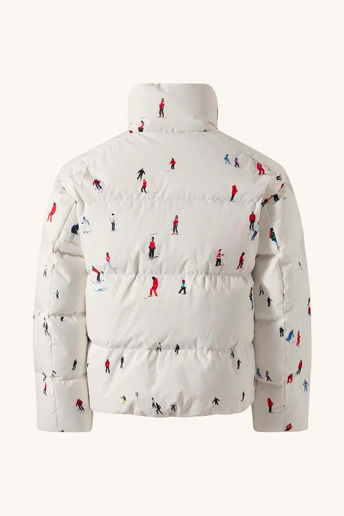 Perfect Moment geacă de schi pentru copii Nuuk Puffer Jacket K6000016 alb AW25