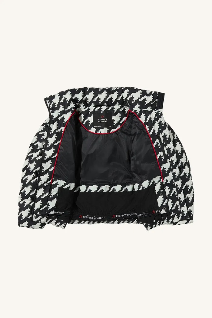 Detská lyžiarska bunda Perfect Moment nuuk puffer jacket čierna K6000016