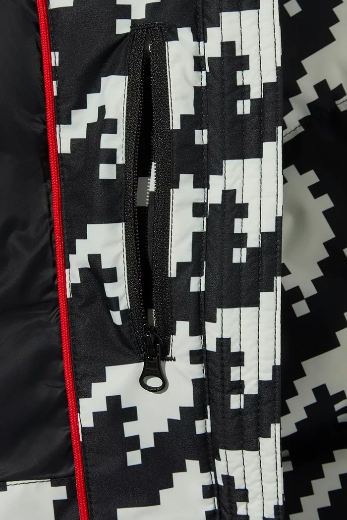 Detská lyžiarska bunda Perfect Moment nuuk puffer jacket K6000016 čierna