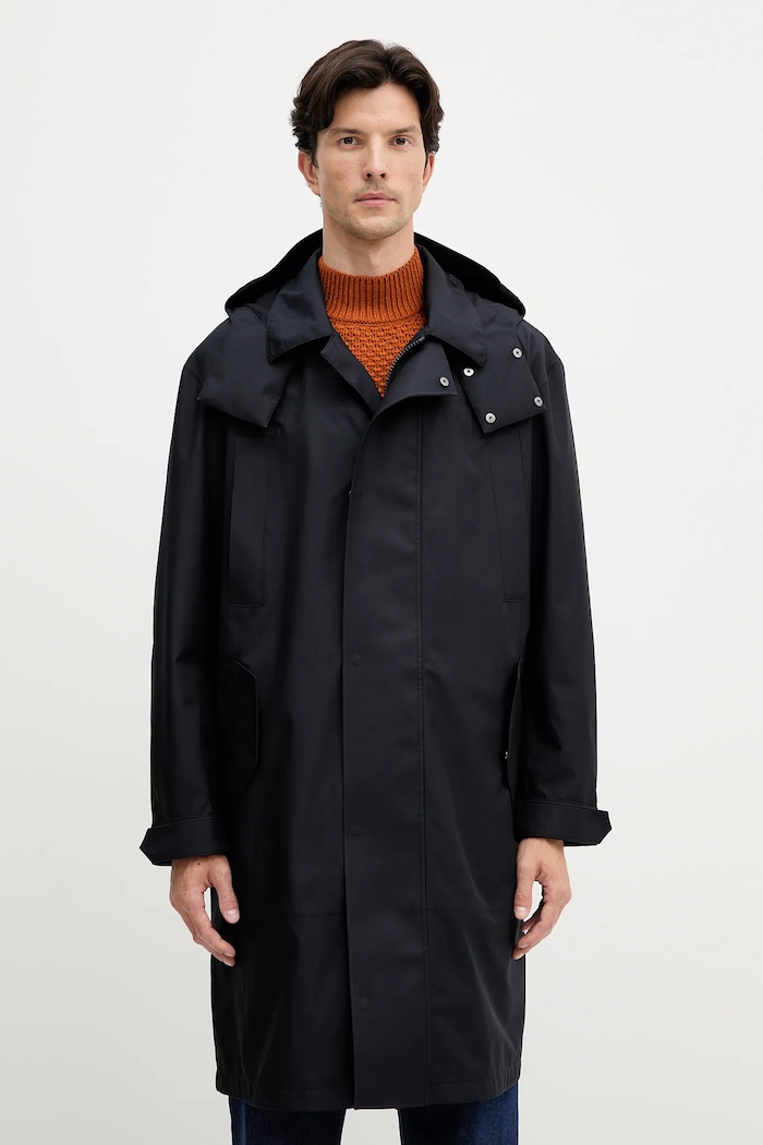 BOSS palton BECKHAM X BOSS necaptusit negru 50553094