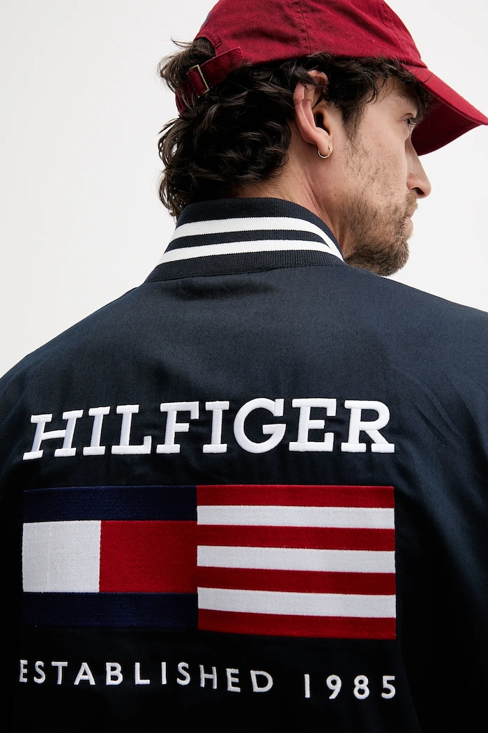 Яке бомбър Tommy Hilfiger MW0MW40647 тъмносин