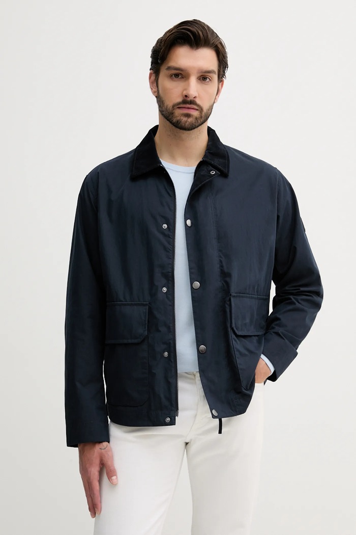 Tommy Hilfiger geacă necaptusit bleumarin MW0MW39638