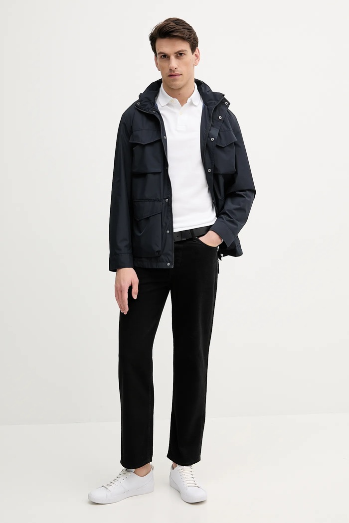 Μπουφάν Tommy Hilfiger MW0MW40223 σκούρο μπλε AW25