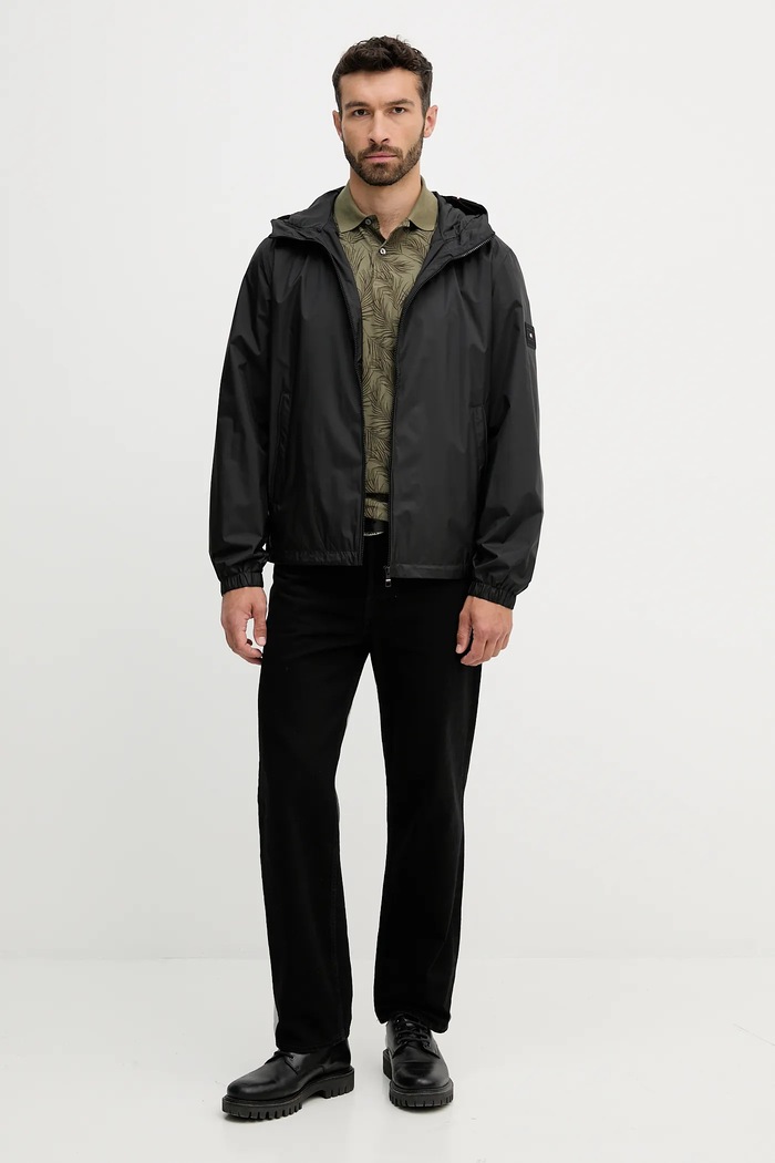Jakna Tommy Hilfiger MW0MW40225 črna AW25