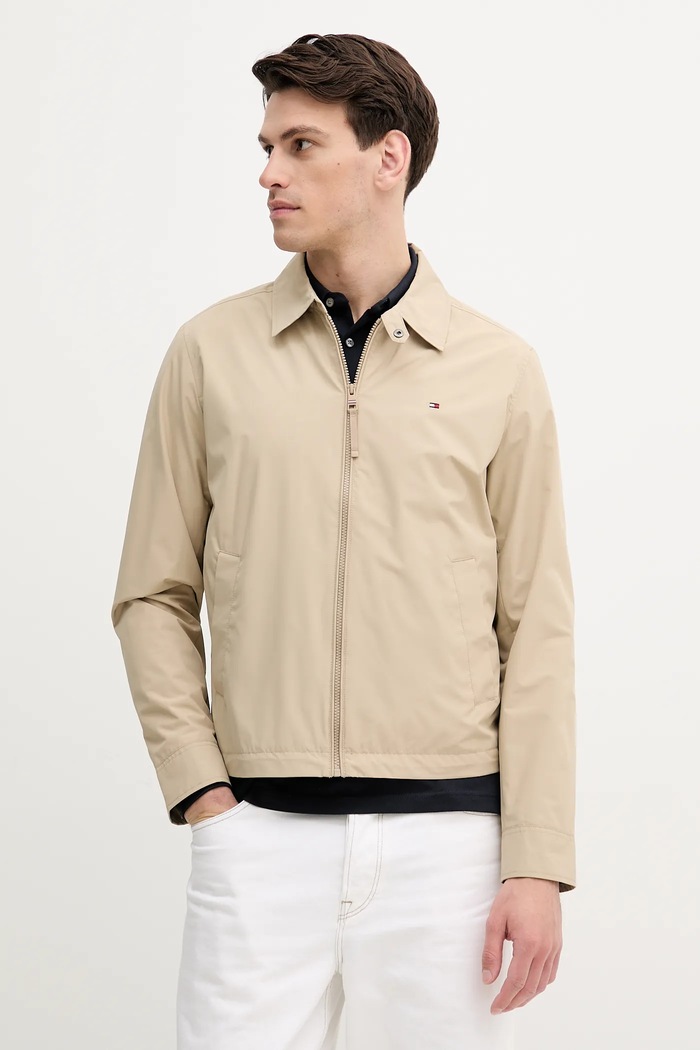 Μπουφάν Tommy Hilfiger μπεζ MW0MW40582