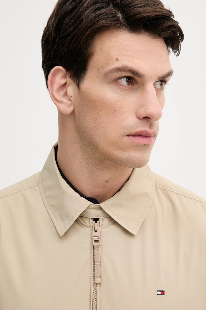 Μπουφάν Tommy Hilfiger MW0MW40582 μπεζ