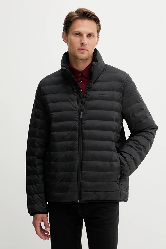Calvin Klein geacă negru LV04LC506G