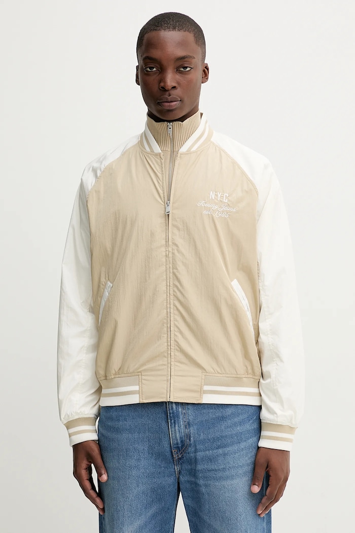 Oblečenie Bunda Tommy Jeans DM0DM21668 béžová