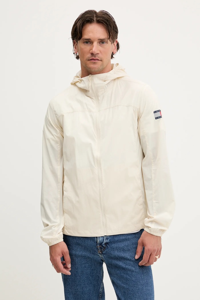 Μπουφάν Tommy Jeans άλλο μπεζ DM0DM21669