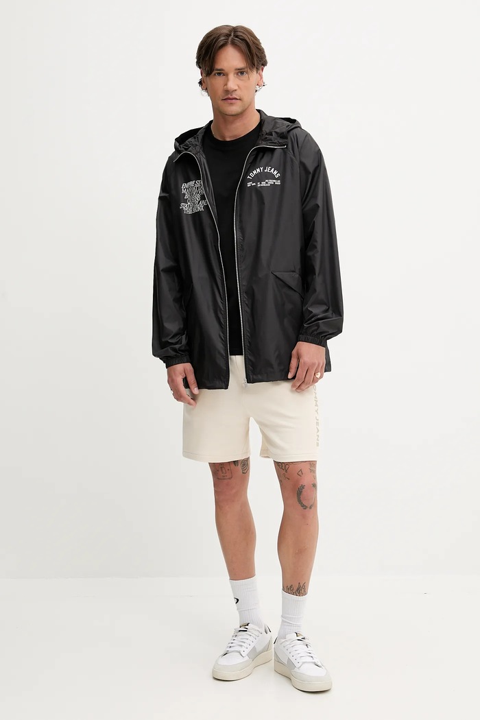 Tommy Jeans kurtka DM0DM21679 czarny AW25