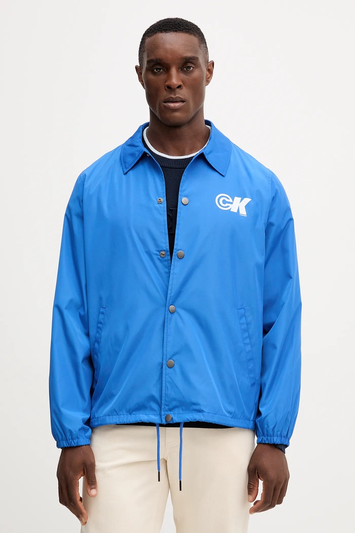 Calvin Klein Jeans geacă cu captuseala albastru LV04RC515G