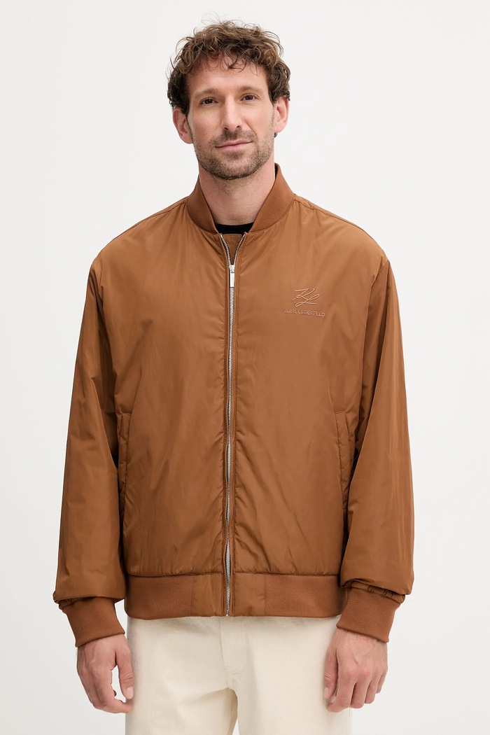 Bomber jakna Karl Lagerfeld 553501.505000 rjava AW25