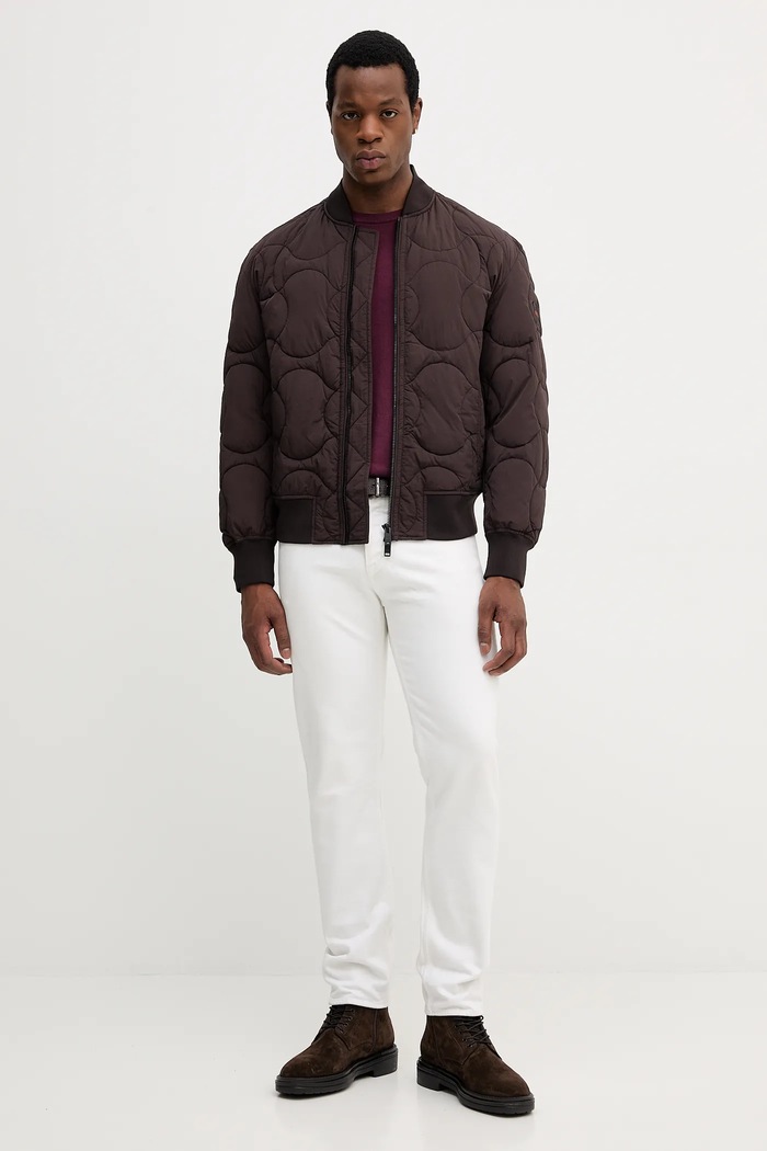 BOSS Orange Куртка-бомбер BOSS Orange Ovalley 50543486 коричневый AW25