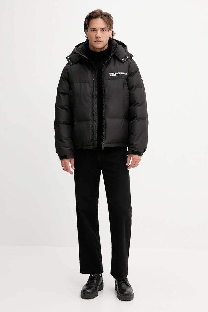 Karl Lagerfeld Jeans geacă A3M15033 negru AW26