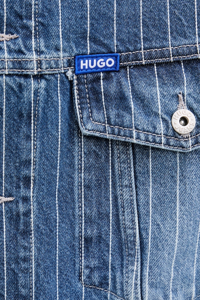 Rifľová bunda Hugo Blue Kirkby 50541710 modrá