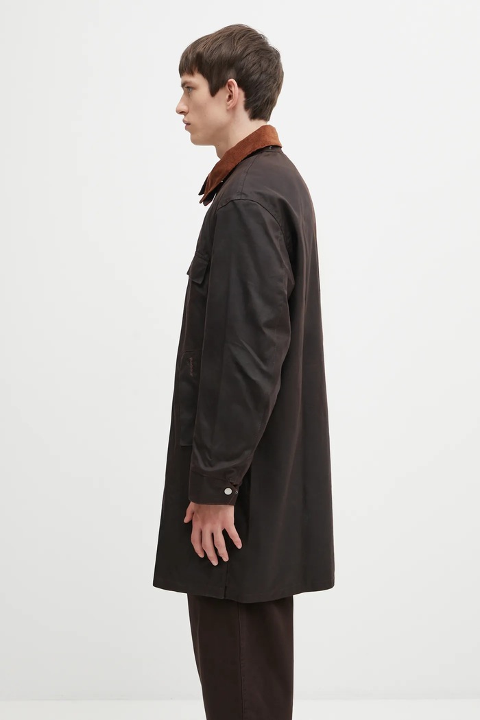 Bavlnená bunda Barbour x Paul Smith Beeston Wax MWX2514RU71 hnedá AW25