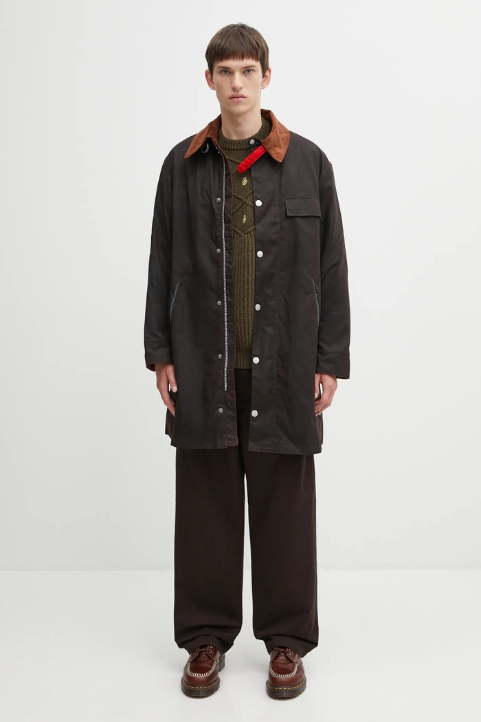 Bavlnená bunda Barbour x Paul Smith Beeston Wax MWX2514RU71