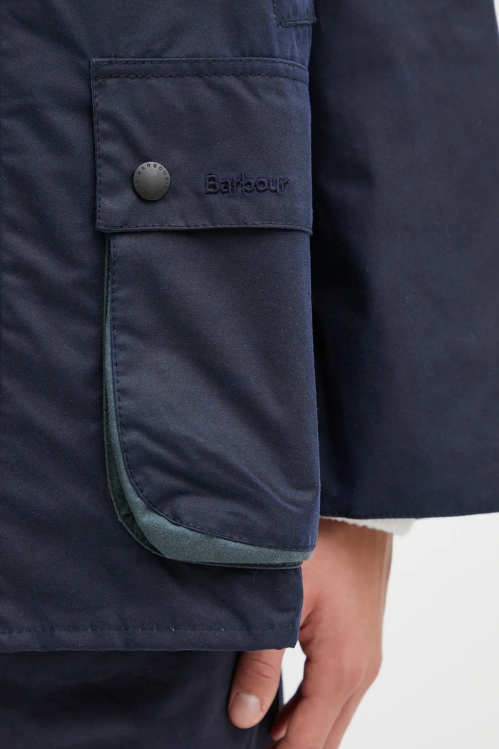 Bavlněná bunda Barbour x Paul Smith OS Bedale Wax MWX2515NY94