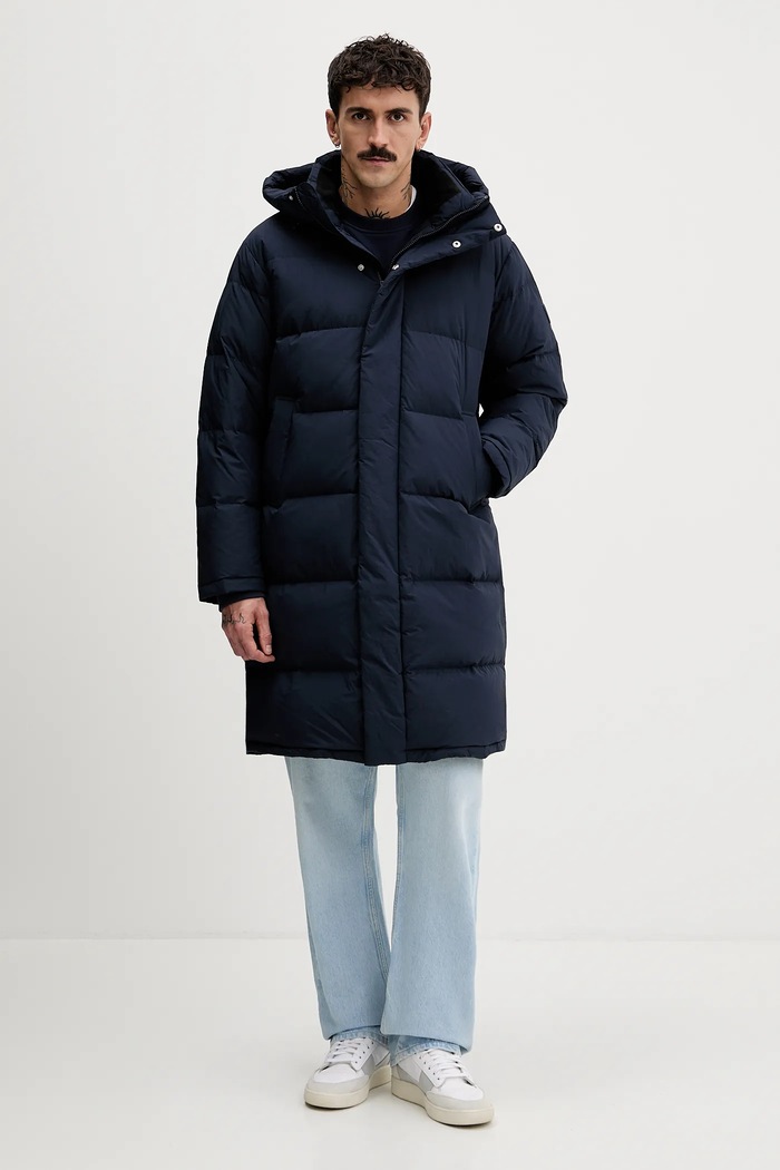 Tommy Jeans geacă de puf cu captuseala bleumarin DM0DM22250