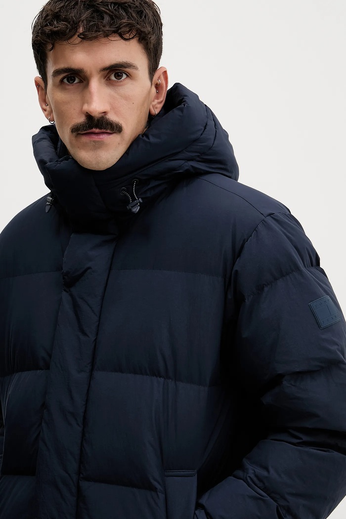 Îmbrăcăminte Tommy Jeans geacă de puf DM0DM22250 bleumarin