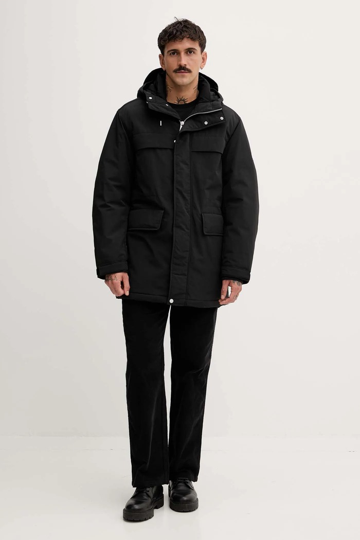 Tommy Jeans parka DM0DM22251 czarny AW25