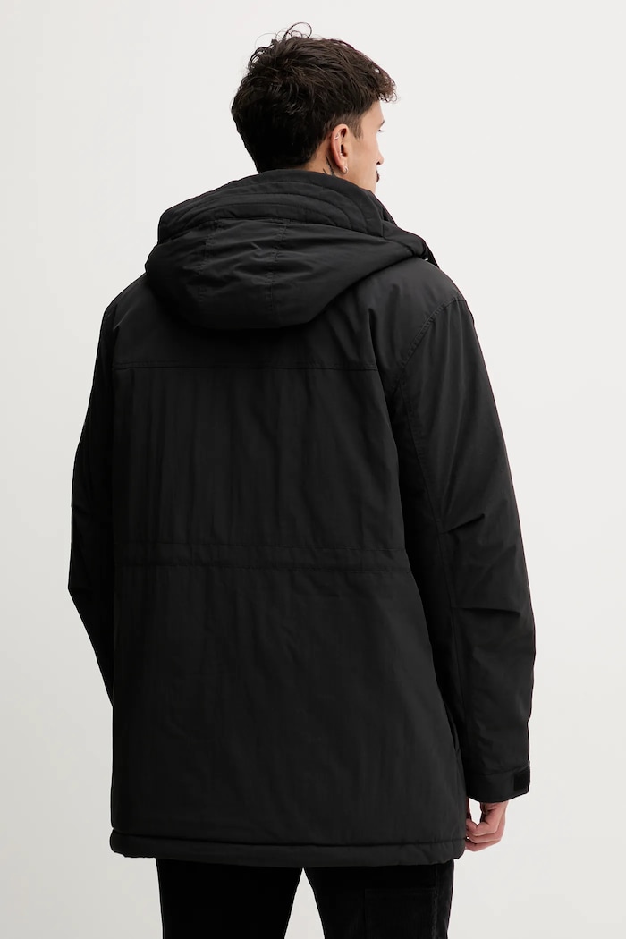 Odzież Tommy Jeans parka DM0DM22251 czarny