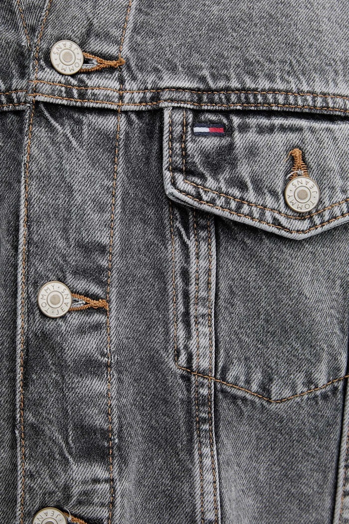 Tommy Jeans kurtka jeansowa DM0DM21964 szary