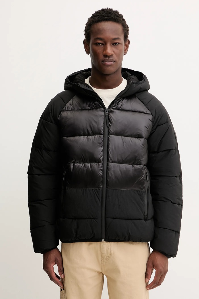 Tommy Jeans geacă cu captuseala negru DM0DM22034