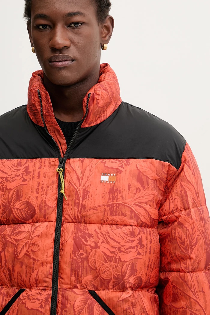 Bunda Tommy Jeans oranžová DM0DM22037