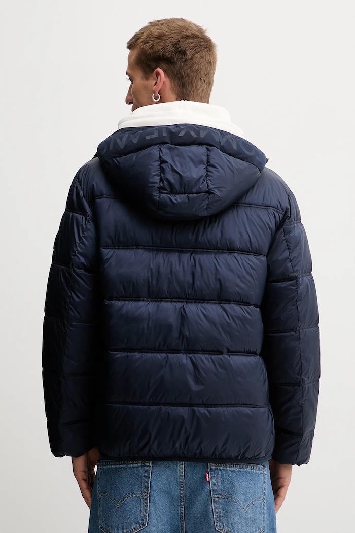Oblečenie Bunda Tommy Jeans DM0DM22044 tmavomodrá